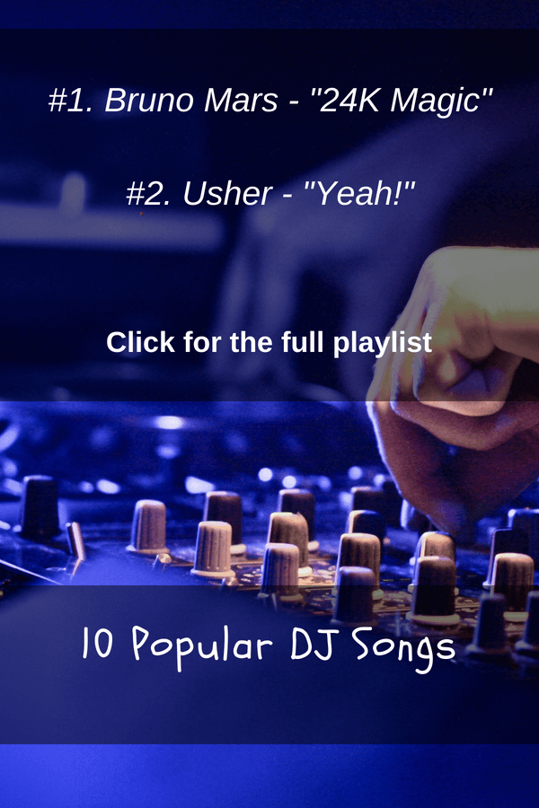 popular dj party songs pin